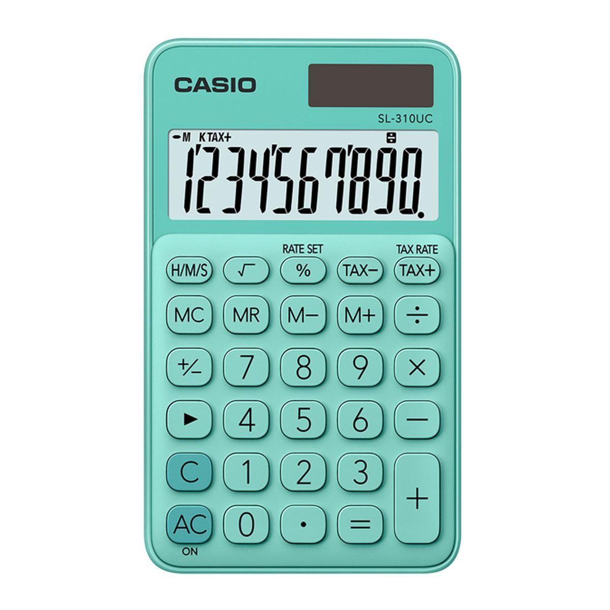 CASIO CALCOLATRICE TASCABILE - VARI COLORI-