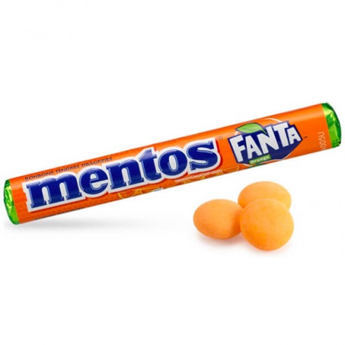 PERFETTI MENTOS FANTA ORANGE 37,5 grammi