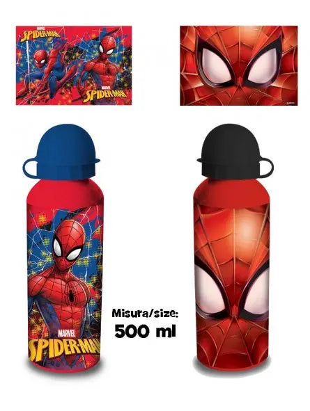 BORRACCIA IN ALLUMINIO 500 ML SPIDERMAN